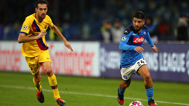 Barcelona e Napoli protagonizam um dos principais duelos da competição