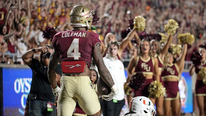 Keon Coleman has 18 TDs over the last two seasons