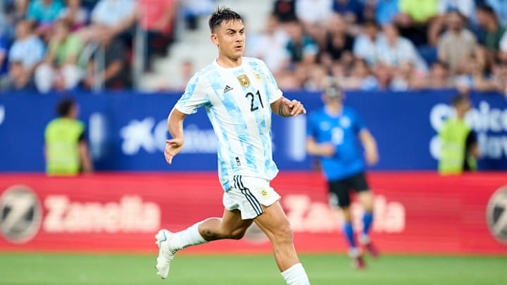 Paulo Dybala avec l'Argentine