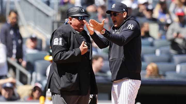 Boone fue expulsado en el juego del lunes ante los Atléticos 