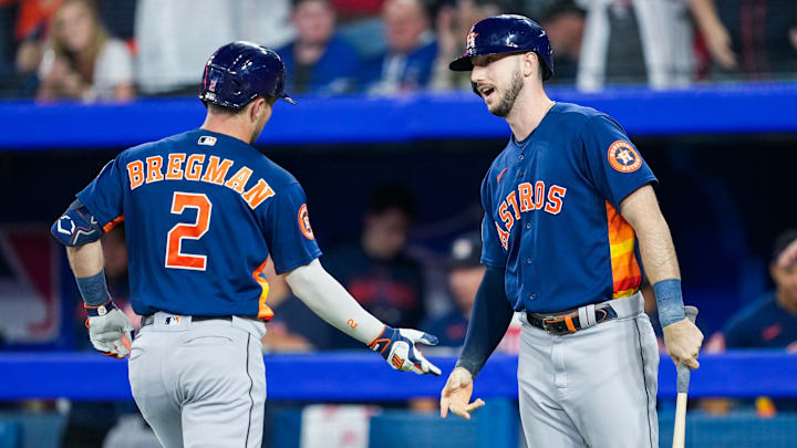 Houston Astros Alex Bregman and Kyle Tucker Houston Astros Alex Bregman and Kyle Tucker