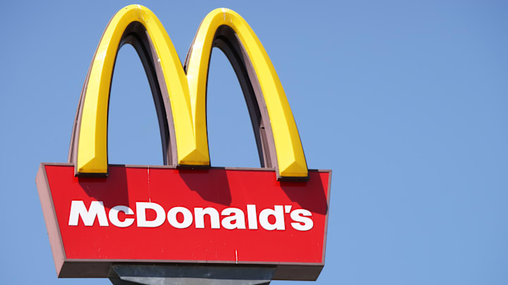 McDonald’s iconic golden arches.