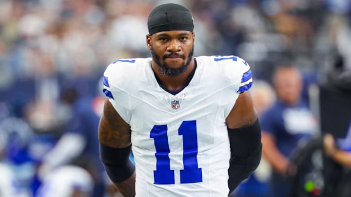Dallas Cowboys linebacker Micah Parsons before the game against the New Orleans Saints.
