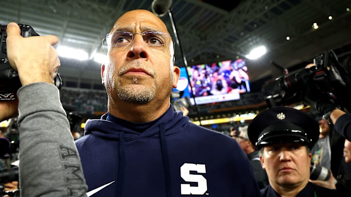 Penn State football head coach James Franklin at the Capital One Orange Bowl