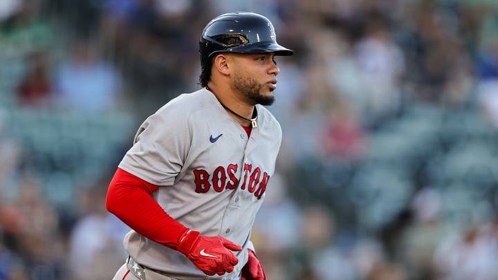 Jul 29, 2026; West Sacramento, California, USA; Boston Red Sox first baseman Willson Contreras (40) draws a walk during the first inning against the Athletics at Sutter Health Park. Mandatory Credit: Sergio Estrada-Imagn Images Jul 29, 2026; West Sacramento, California, USA; Boston Red Sox first baseman Willson Contreras (40) draws a walk during the first inning against the Athletics at Sutter Health Park. Mandatory Credit: Sergio Estrada-Imagn Images