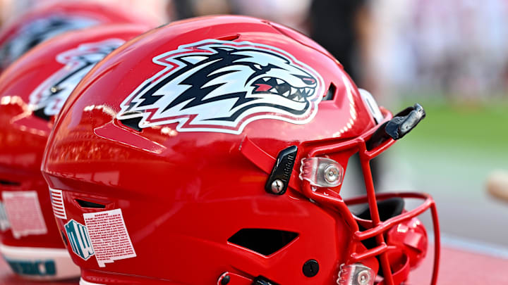 New Mexico Lobos helmet. 