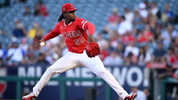 Atlanta Braves v Los Angeles Angels