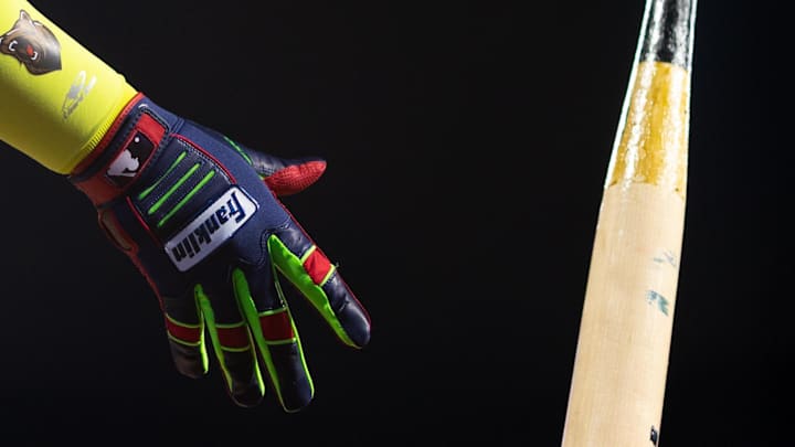 May 29, 2025; Philadelphia, Pennsylvania, USA; Atlanta Braves designated hitter Marcell Ozuna (20) flips his bat while preparing to bat during the ninth inning against the Philadelphia Phillies at Citizens Bank Park. Mandatory Credit: Bill Streicher-Imagn Images May 29, 2025; Philadelphia, Pennsylvania, USA; Atlanta Braves designated hitter Marcell Ozuna (20) flips his bat while preparing to bat during the ninth inning against the Philadelphia Phillies at Citizens Bank Park. Mandatory Credit: Bill Streicher-Imagn Images