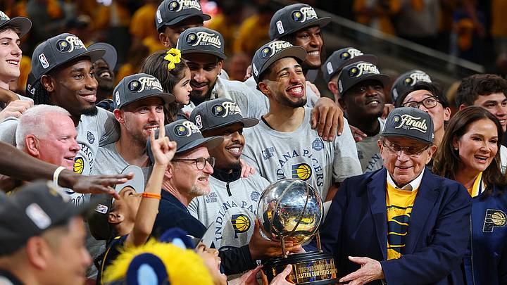 Los Pacers se coronaron campeones de la Conferencia Este de la NBA. Los Pacers se coronaron campeones de la Conferencia Este de la NBA.