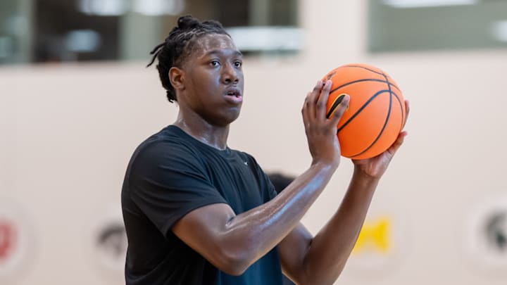 Nehemiah Turner at a Gophers practice in June.