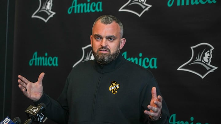 Providence College men's basketball head coach Bryan Hodgson.