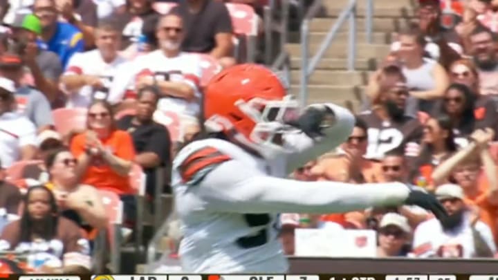 Browns defensive end Isaiah McGuire was hit with a controversial unsportsmanlike conduct penalty for his nose wipe celebration, recently banned by the NFL. Browns defensive end Isaiah McGuire was hit with a controversial unsportsmanlike conduct penalty for his nose wipe celebration, recently banned by the NFL.