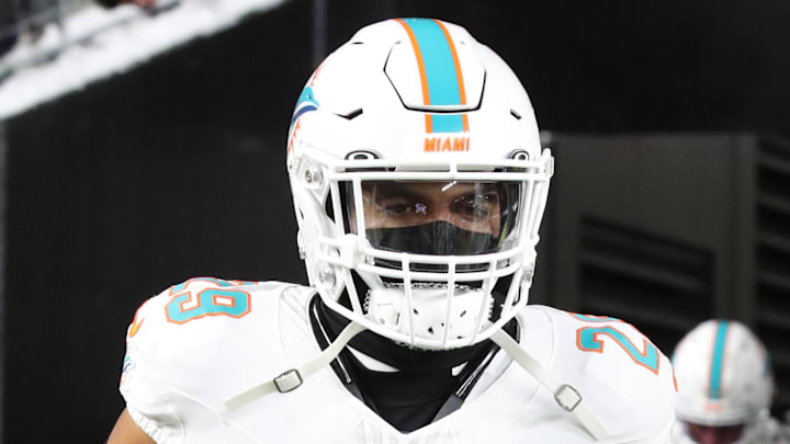 Miami Dolphins safety Minkah Fitzpatrick (29). Miami Dolphins safety Minkah Fitzpatrick (29).