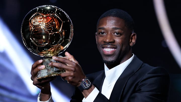 Ousmane Dembélé mit dem Goldenen Ball
