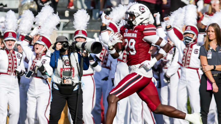 South Carolina football defensive back David Spaulding back in 2021