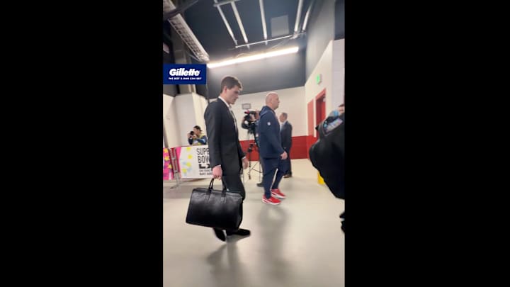 Maye is playing in the first Super Bowl of his career.