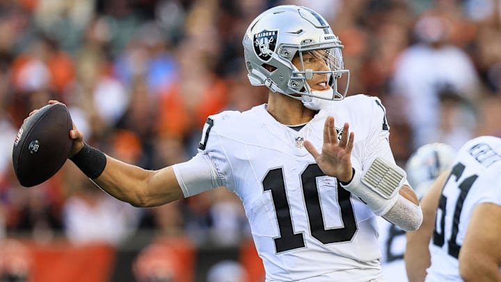 After an injury to starter Gardner Minshew, the Las Vegas Raiders may turn to ex Atlanta Falcons quarterback Desmond Ridder.