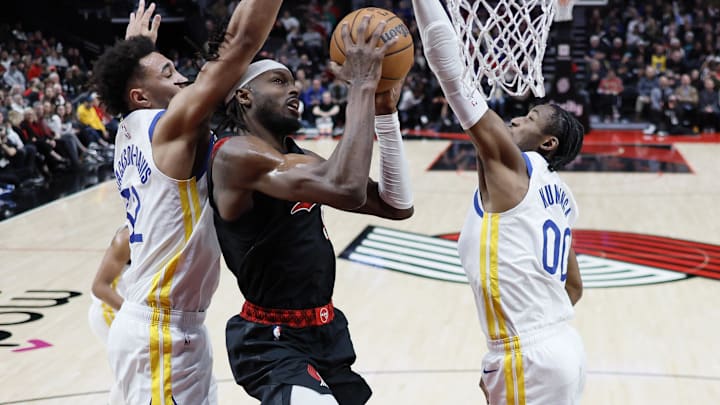 The Blazers could be interested in a trade for the Warriors' Jonathan Kuminga involving Jerami Grant and Jrue Holiday The Blazers could be interested in a trade for the Warriors' Jonathan Kuminga involving Jerami Grant and Jrue Holiday