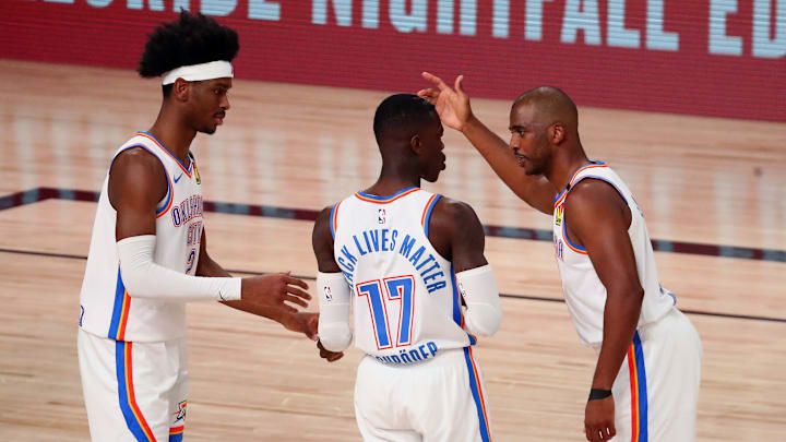 Shai Gilgeous-Alexander, Dennis Schroder, Chris Paul