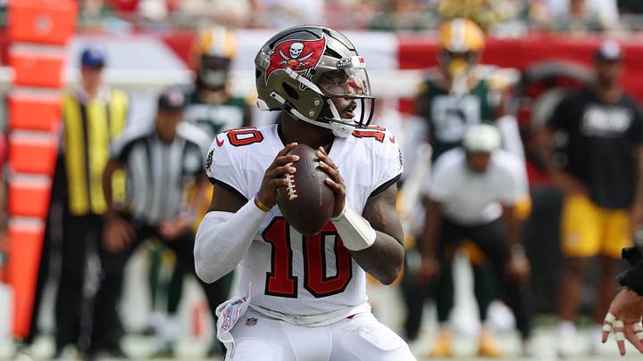 Tampa Bay Buccaneers quarterback Jalon Daniels. Tampa Bay Buccaneers quarterback Jalon Daniels.