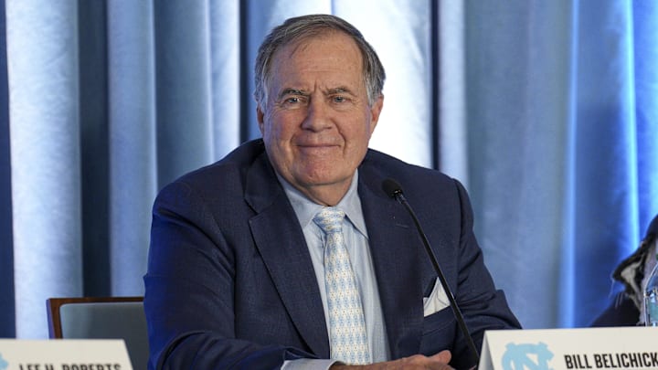UNC football head coach Bill Belichick UNC football head coach Bill Belichick