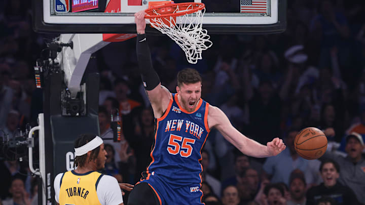 New York Knicks center Isaiah Hartenstein.