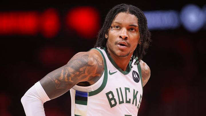 Milwaukee Bucks guard Kevin Porter Jr. (7) before a game against the Atlanta Hawks at State Farm Arena. 