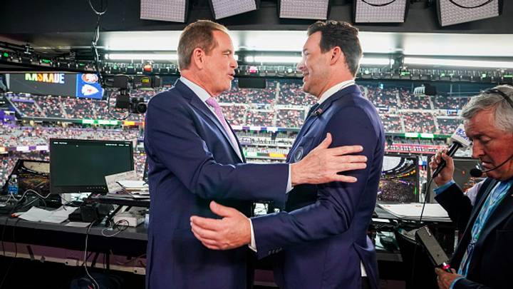 Jim Nantz made his first public comments on Tony Romo and CBS mutually parting ways. Jim Nantz made his first public comments on Tony Romo and CBS mutually parting ways.