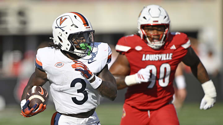 Virginia running back J'Mari Taylor