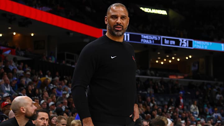 Houston Rockets head coach Ime Udoka.