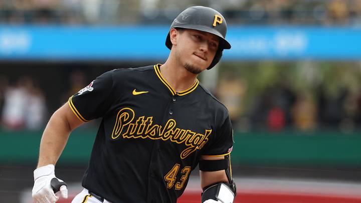 Aug 19, 2026; Pittsburgh, Pennsylvania, USA; Pittsburgh Pirates catcher Rafael Flores Jr. (43) circles the bases on his second solo home run of the game against the Detroit Tigers during the ninth inning at PNC Park. Mandatory Credit: Charles LeClaire-Imagn Images Aug 19, 2026; Pittsburgh, Pennsylvania, USA; Pittsburgh Pirates catcher Rafael Flores Jr. (43) circles the bases on his second solo home run of the game against the Detroit Tigers during the ninth inning at PNC Park. Mandatory Credit: Charles LeClaire-Imagn Images