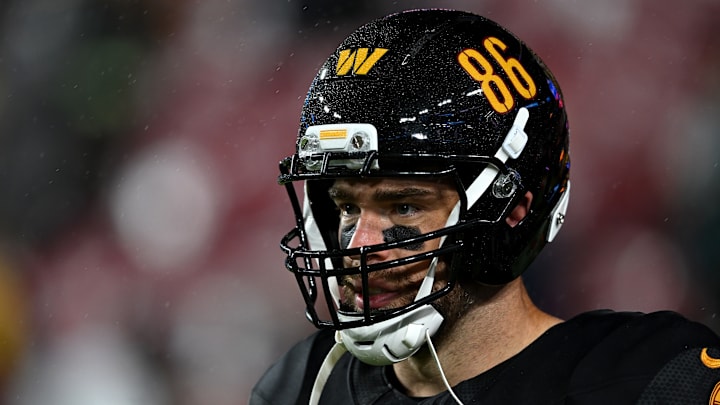 Washington Commanders tight end Zach Ertz Washington Commanders tight end Zach Ertz