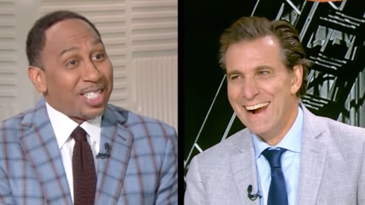 Stephen A. Smith and Chris Russo on "First Take."