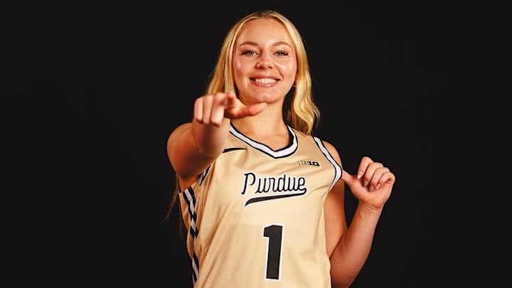 New Purdue forward Averi Aaron.