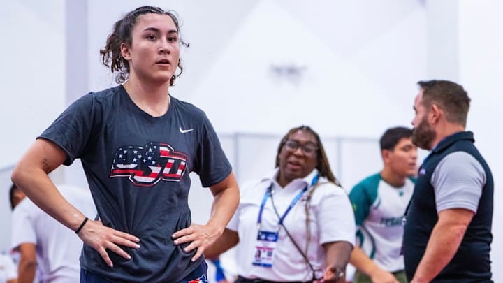 Oklahoma State Cowgirl wrestler Daniella Nugent is one of the top female wrestlers in the nation and recently finished 5th at the U20 World Championships. Oklahoma State Cowgirl wrestler Daniella Nugent is one of the top female wrestlers in the nation and recently finished 5th at the U20 World Championships.