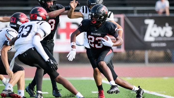 San Clemente's Charlie Bunker had a big game against Murrieta Valley. San Clemente's Charlie Bunker had a big game against Murrieta Valley.
