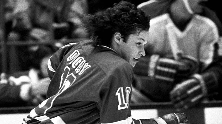 Jan 31, 1982, Los Angeles, CA, USA; FILE PHOTO; New York Rangers forward Ron Duguay (10) in action against the Los Angeles Kings at the Great Western Forum. Mandatory Credit: Jayne Kamin-Oncea-USA TODAY Sports Jan 31, 1982, Los Angeles, CA, USA; FILE PHOTO; New York Rangers forward Ron Duguay (10) in action against the Los Angeles Kings at the Great Western Forum. Mandatory Credit: Jayne Kamin-Oncea-USA TODAY Sports