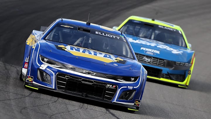 Chase Elliott, Hendrick Motorsports, Ryan Blaney, Team Penske, FireKeepers Casino 400, Michigan International Speedway, NASCA
