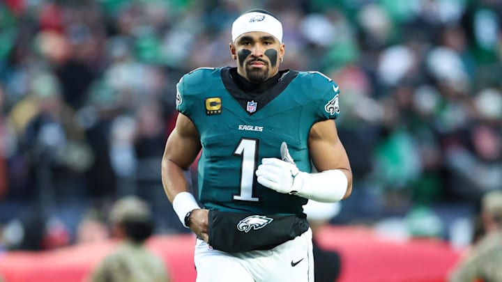 Jalen Hurts and the Eagles open tied for the fourth-best odds to win Super Bowl 61.