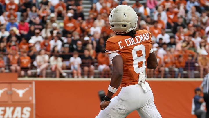Cam Coleman, Apr.18, Texas Football Fan Day Cam Coleman, Apr.18, Texas Football Fan Day
