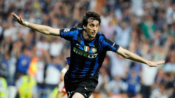 Diego Milito en la final de Champions League 2009-10
