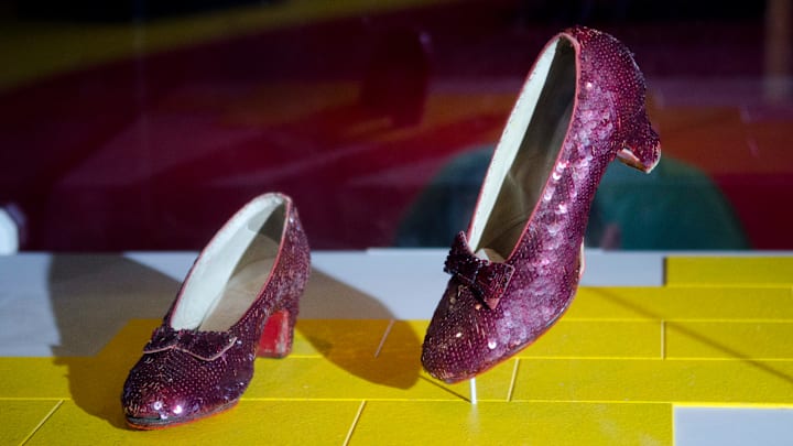 Dorothy’s ruby slippers could be yours.
