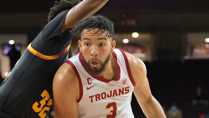 Jan 24, 2022; Los Angeles, California, USA;  Isaiah Mobley, USC Basketball