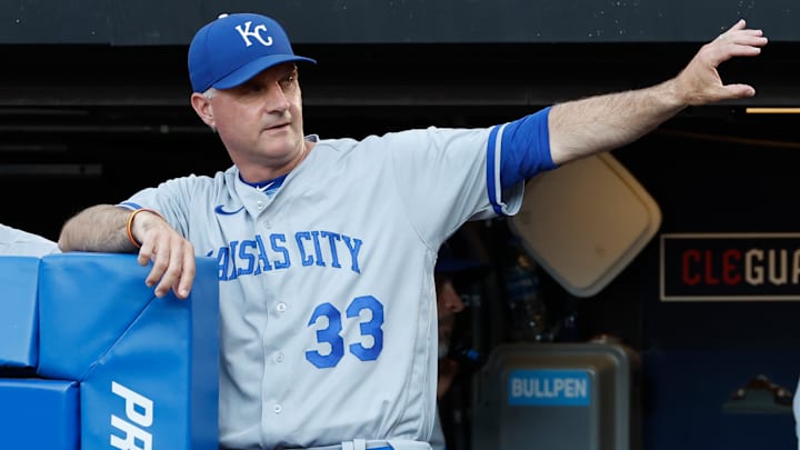 Kansas City Royals manager Matt Quatraro