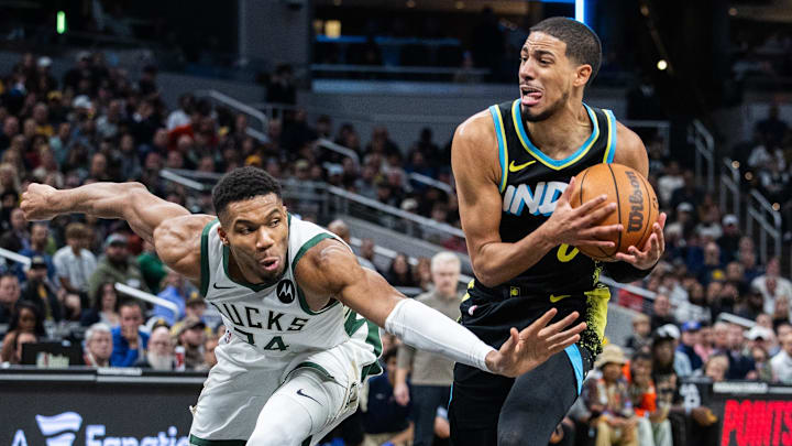 Indiana Pacers, Milwaukee Bucks, Tyrese Haliburton, Giannis Antetokounmpo, Damian Lillard, In-Season Tournament