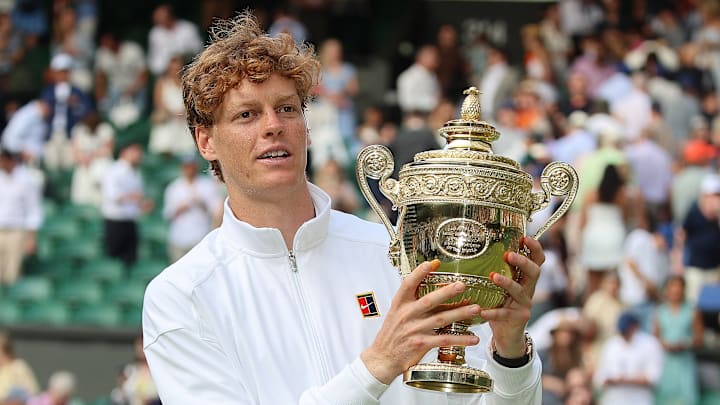 Jannik Sinner defeated Carlos Alcaraz to win Wimbledon.
