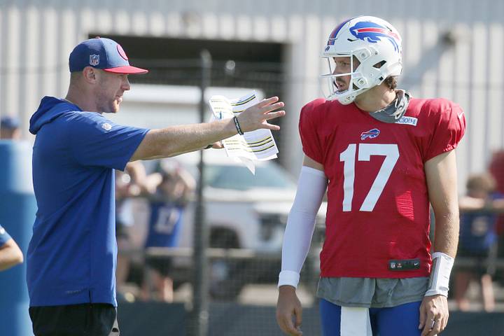 Joe Brady, Josh Allen Joe Brady, Josh Allen