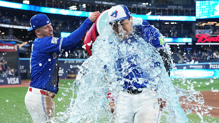 Toronto Blue Jays third baseman Kazuma Okamoto