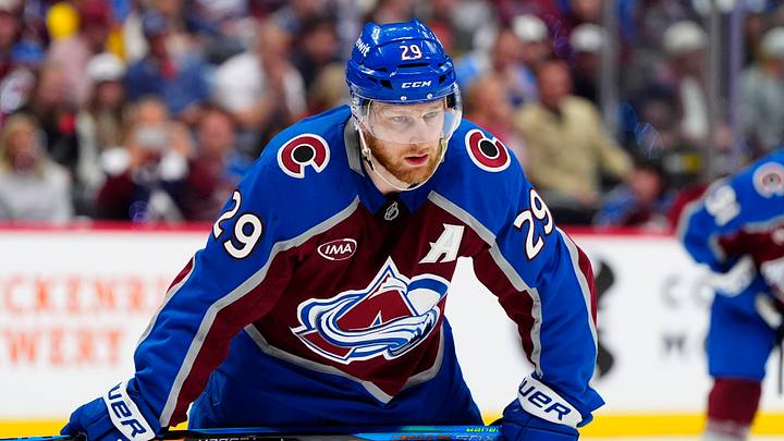 Colorado Avalanche center Nathan MacKinnon Colorado Avalanche center Nathan MacKinnon