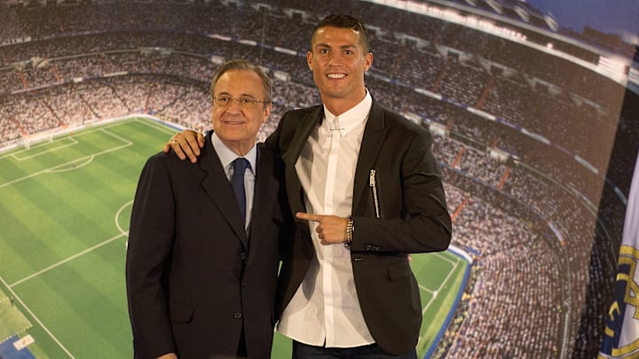 Cristiano Ronaldo y Florentino Pérez, cuando el luso era la estrella del Real Madrid